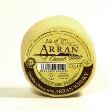 Arran whisky flavoured cheddar cheese